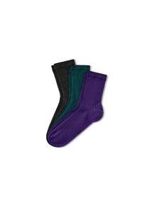Tchibo - 3 paires de chaussettes c&ocirc;tel&eacute;es - taille: 35-38