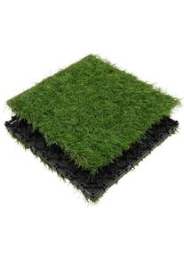 Ambia Garden Kunstrasenfliese , Gr&uuml;n , Kunststoff , 30x2.1x30 cm , witterungsbest&auml;ndig, lichtunempfindlich ,