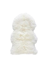 Linea Natura Schaffell , Weiss , Fell , Tierform , 65-70x100-105 cm , Reach, AZO-frei, Bsci , f&uuml;r Fussbodenheizung geeignet, pflegeleicht , Teppiche & B&ouml;den, Teppiche, Schaffell & Kuhfell