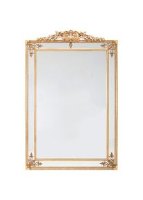 Novel Wandspiegel , Goldfarben , Holz, Glas, Holzwerkstoff , Paulownia,Paulownia , vollmassiv,massiv , 154x236x9 cm , senkrecht montierbar, Ganzk&ouml;rperspiegel , Spiegel, Ganzk&ouml;rperspiegel