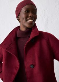 Bonnet en fine maille de laine m&eacute;rinos en rouge, Taille Onesize, Couleur/Motif: rouge &eacute;rable, bonprix