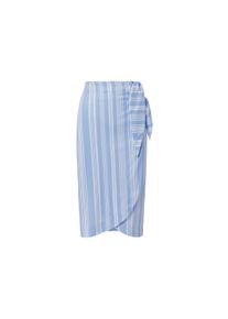 Tchibo - Gestreifter Wickelrock - Damen - Gr. S - hellblau/gestreift