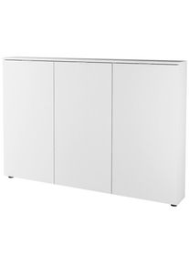 Livetastic Schuhschrank , Weiss , Holzwerkstoff , 8 F&auml;cher , 150x103x22 cm , stehend , Garderobe, Schuhaufbewahrung, Schuhschr&auml;nke