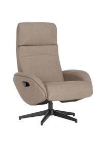 Xora Relaxsesselset , Taupe , Metall , 77x107x75 cm , Relaxfunktion , Wohnzimmer, Sessel, Relaxsessel