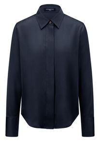 Fadenmeister Berlin - Bluse mit Seide, blau, Gr. 42, Seide