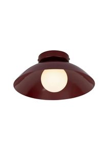 Collett's Monde Deckenleuchte , Dunkelrot , Metall, Kunststoff , Blume , Blume , 15 cm , RoHS, CE , Lampen & Leuchten, Innenbeleuchtung, Deckenlampen, Deckenlampen