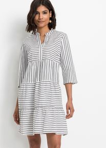 Tunika-Kleid aus reiner Baumwolle in schwarz, Gr&ouml;sse 40, 100% Baumwolle, bonprix