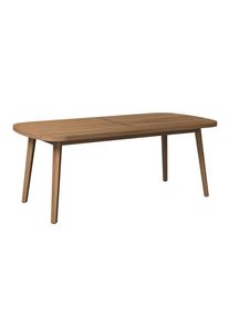 Ambia Garden Gartentisch , Akaziefarben , Holz , Akazie , massiv , zylindrisch , 200x77x100 cm , FSC 100% , Gartenm&ouml;bel, Gartentisch, Gartentische