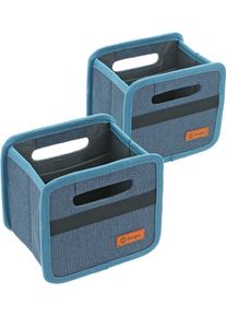 Berger Faltbox Milo mini 2er-Set blau/schwarz - Faltboxen