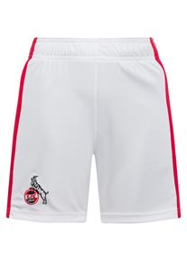 Adidas 1. FC K&ouml;ln 26-27 Heim Fu&szlig;ballshorts Kinder - Gr&ouml;&szlig;e 152 - wei&szlig;