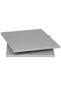 Mid.you Einlegebodenset , Grau , Holzwerkstoff , 43x1x50 cm , BQ - B&uuml;ndnis f&uuml;r Qualit&auml;t, Made in Germany, DIN EN ISO 9001 , Schlafzimmer, Kleiderschr&auml;nke, Schrankzubeh&ouml;r, Einlegeb&ouml;den