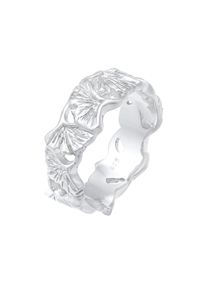 Elli Ring 'Ginkgo' Damen Gr&ouml;&szlig;e 54 silber