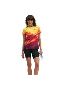 Hoka One One Hoka Damen Race Day Short Sleeve TR PRT gelb