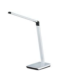 LED Tischleuchte Fischer&Honsel Bright, 9 W, verstellbar, Sensordimmer, L 200 x B 160 x H 790 mm, Metall, silber