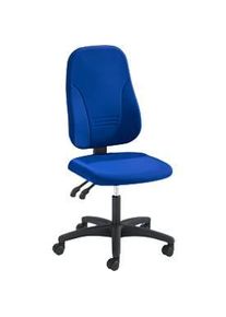 Prosedia B&uuml;rostuhl YOUNICO plus 3, Permanentkontakt, ohne Armlehnen, 3D-R&uuml;ckenlehne, blau