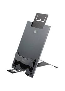 bakkerelkhuizen Laptop St&auml;nder Bakker Elkhuizen Ergo-Q Hybrid Pro, f&uuml;r Laptops & Tablets bis 16&rdquo;, ergonomisch, B 199 x T 284 x H 13,5 mm, Aluminium, dunkelgrau-matt