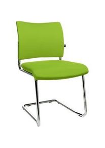 Topstar Freischwinger SEAT POINT, Polster, ohne Armlehnen, stapelbar, im 2er-Set, gr&uuml;n