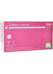 Papstar Einmalhandschuhe Medi-Inn&reg; PS Latex Comfort, f&uuml;r links & rechts, puderfrei, nicht steril, lebensmittelgeeignet, Gr&ouml;sse XL, Naturlatex, weiss, 100 St&uuml;ck