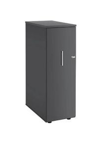 Sch&auml;fer Shop Sch&auml;fer Shop Genius Hochcontainer TETRIS WOOD, 3 Sch&uuml;be + 1 Utensilienauszug, B 424 x T 803 x H 1296 mm, graphit