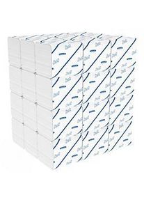 Scott&reg; Toilettenpapier Control 8509, 2-lagig, Einzelbl&auml;tter, 36 P&auml;ckchen &aacute; 220 Blatt, weiss