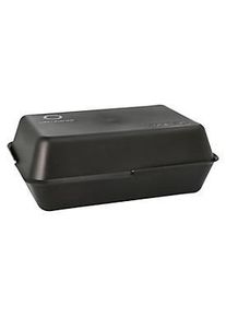 Mehrweg-Foodboxen Papstar &bdquo;Circulware by Havel&ldquo;, 2-teilig, L 234 x B 156 x H 43 mm, Poypropylen, schwarz, 24 St&uuml;ck