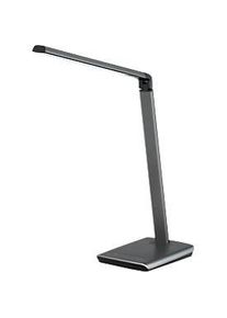 LED Tischleuchte Fischer&Honsel Bright, 9 W, verstellbar, Sensordimmer, L 200 x B 160 x H 790 mm, Metall, Titan