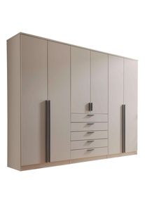 Livetastic Kleiderschrank , Kaschmir , Holzwerkstoff , 4 F&auml;cher , 5 Schublade(n) Schubladen , 270x210x52 cm , Schlafzimmer, Komplette Schlafzimmer und Serien, Schlafzimmerserie