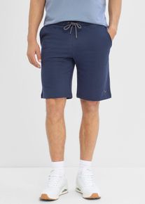Sweat-Bermuda mit Dehnbund in Regular Fit in blau, Gr&ouml;sse 56/58 (XL), bonprix