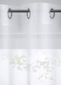 Gardinen Store einfarbig (1er-Pack) in weiss, 100x300 cm, bonprix