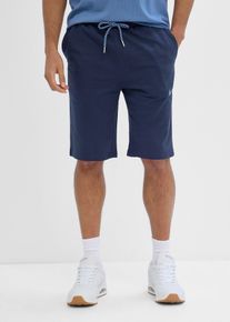 Sweat-Bermuda aus reiner Bio-Baumwolle in blau, Gr&ouml;sse 56/58 (XL), 100% Baumwolle, bonprix