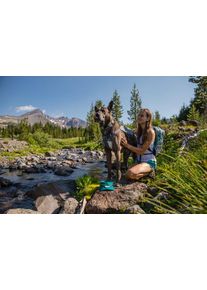 Ruffwear Quencher Hundenapf f&uuml;r unterwegs turnalo teal M - Hunden&auml;pfe und Trinkflaschen