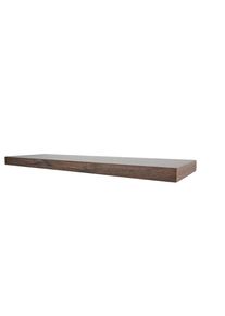 Globo Wandboard , Walnussfarben , Holzwerkstoff , 23.5x3.8x100 cm , Wohnzimmer, Regal, Wandboards