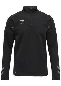 Hummel Sportsweatshirt 'Lead' Herren Gr&ouml;&szlig;e L grau / schwarz / wei&szlig;
