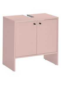 Mid.you Waschbeckenunterschrank , Rosa , Kunststoff , 60x60x35 cm , Made in EU , stehend , Badezimmer, Badezimmerschr&auml;nke, Waschbeckenunterschr&auml;nke