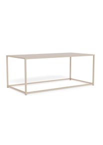 Mid.you Couchtisch , Grau , Metall, Holzwerkstoff , rechteckig , Stativgestell , 50x40x100 cm , Wohnzimmer, Wohnzimmertische, Couchtische, Couchtische Metall