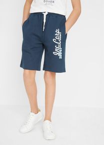 Sweat-Bermuda aus reiner Bio-Baumwolle in blau, Gr&ouml;sse 176, 100% Baumwolle, bonprix