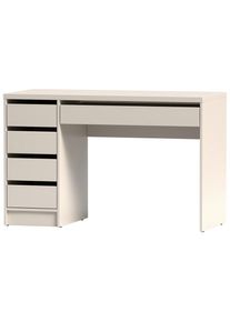 Livetastic Schreibtisch , Kaschmir , Holzwerkstoff , 5 Schublade(n) Schubladen , rechteckig , 55x77.6x120 cm , B&uuml;rom&ouml;bel, Schreibtische, B&uuml;rotische