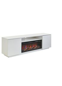 Xora Elektrokamin , Weiss , Metall, Glas, Holzwerkstoff , 163x52x40 cm , Bsci , Elektroger&auml;te, Heizger&auml;te