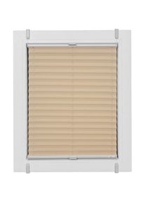 SUNLINES, SUNLINES Plissee &raquo;One Size Style Crepe&laquo; blickdicht ohne Bohren verspannt Zubeh&ouml;rfarbe grau, zum Klemmen, sand, grau, grau, Obermaterial: 85%