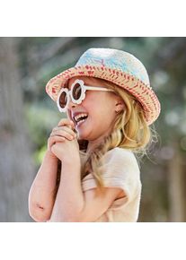 MaxiMo, Unisex, MaxiMo Sonnenbrille 2 Stk. weiss, Blume, polarisiert, BPA-frei, Girls, wollwei&szlig;, Einheitsgr&ouml;&szlig;e, Kindersonnenbrille f&uuml;r Kinder von 3 