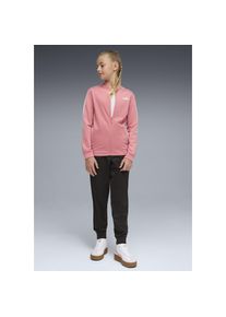 Puma, Unisex, Puma Trainingsanzug &raquo;POLY BASEBALL SUIT G&laquo; 2 tlg. 2-teilig, mit Stehkragen, mit elastischem Bund, wild pink, 164, Sportanzug mit Jacke 