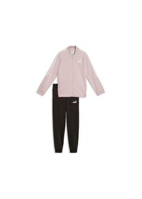 Puma, Unisex, Puma Trainingsanzug &raquo;POLY BASEBALL SUIT G&laquo; 2 2-teilig, mit Stehkragen, mit elastischem Bund, misty pink, 128, Sportanzug mit Jacke und 