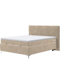 COTTA, COTTA Boxbett &raquo;Kimy inkl. Bettkasten&laquo; erh&auml;ltlich in den Breiten 160x200cm & 180x200cm, beige, 94% POLYESTER (PES);6%POLYAMID (PA), Flachgewebe