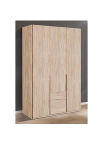 Wimex, Kleiderschrank &raquo;New York&laquo; wahlweise 208 oder 236cm hoch, struktureichefarben hell, front wei&szlig;, B/H/T: 225 cm x 208 cm x 58 cm