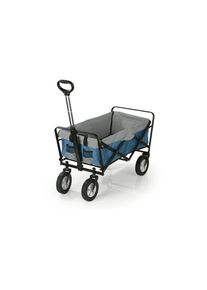 Easy Maxx Easymaxx, EASYmaxx Bollerwagen &raquo;100 x 50 x 61 cm&laquo; EASYmaxx 12252 Gartenwagen, grau, Kunststoff, Polyester, Stahl