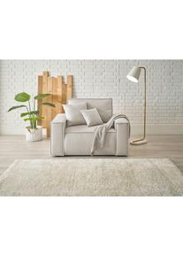 Goodproduct, GOODproduct Loveseat &raquo;FINNLEY Struktur fein, XXL-Sessel, Lesesessel, inkl. Zierkissen&laquo; 1 Stk. tlg. verf&uuml;gbar in den Stoffqualit&auml;ten 