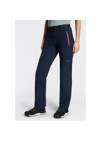 CMP, Unisex, CMP Zip-off-Hose &raquo;WOMAN ZIP OFF PANT&laquo; mit Reissverschlusstaschen, elastisches Material, schnell trocknend, b.blau, magen, 46, N-Gr, Zip-