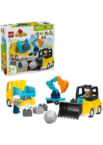 Lego Pions de construction &raquo;Baufahrzeuge &ndash; 3-in-1-Set (10475), Lego DUPLO Town&laquo; fabriqu&eacute; en Europe