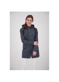 DEPROC Active, Unisex, DEPROC Active Strickmantel &raquo;KENNEWICK II LONG&laquo; aussergew&ouml;hnlicher Feinstrickmantel mit Kontrastdetails, navy, 36/38 (M), 