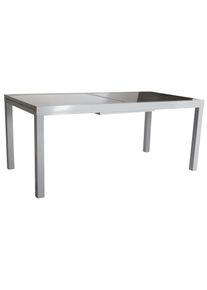 Merxx, Merxx Gartentisch &raquo;Amalfi&laquo; je nach Variante auf 180-240cm ausziehbar, hellgrau, B/H/T: 90 cm x 75 cm x 120 cm